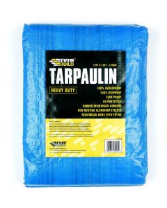 Everbuild Heavy Duty Builders Waterproof Tarpaulin 12ft x 18ft