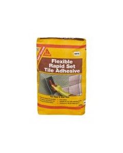SikaCeram Rapid Set Flexible Tile Adhesive White 20KG