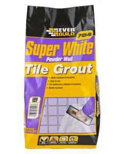 704 Super White Powder Wall Tile Grout 3KG