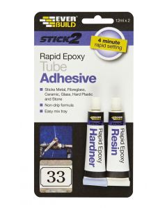 Stick 2 Rapid Epoxy Tube 12ml x 2